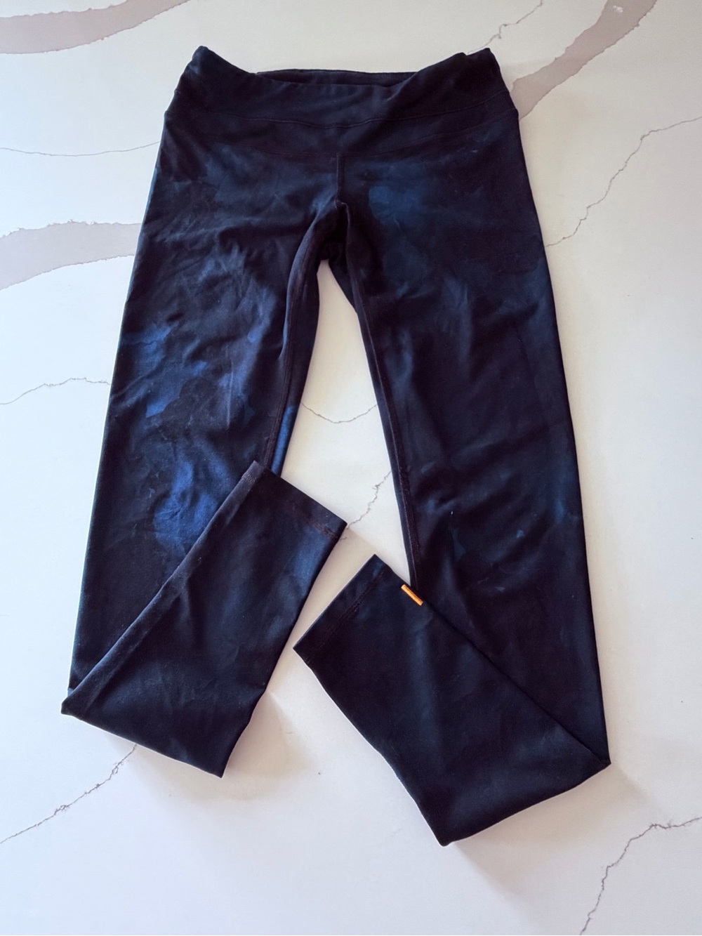 Lucy Activewear Space Dye Leggings | Women’s Size Small | Navy Blue & Black